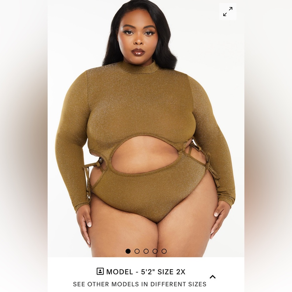 Savage X Fenty SLEEP & SHINE STRAPPY TEDDY
Plus size 2XL